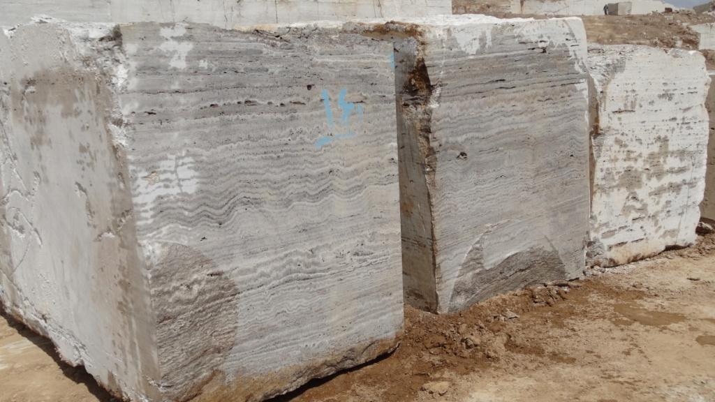 Some Blocks from Silver Travertine